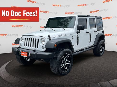 Used 2017 Jeep Wrangler Unlimited Rubicon w/ Connectivity Group AWD/4WD image 1
