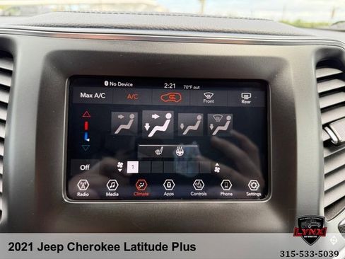Used 2021 Jeep Cherokee Latitude Plus AWD/4WD image 37