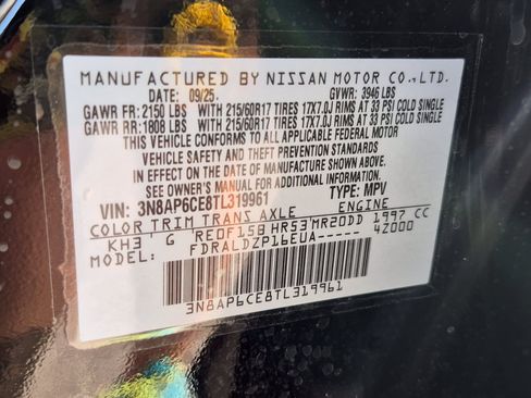 Used 2026 Nissan Kicks SV FWD image 32