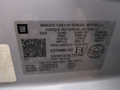 Used 2020 Chevrolet Silverado 1500 Custom Trail Boss image 25