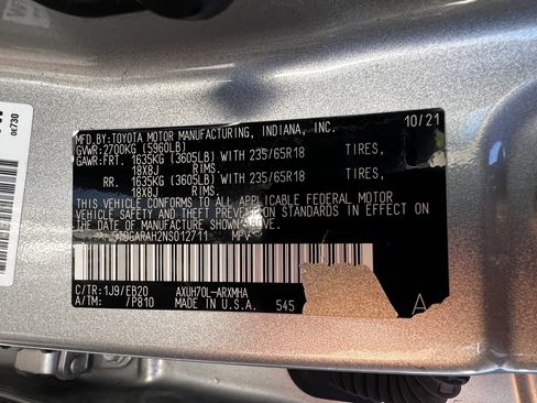 Used 2022 Toyota Highlander XLE image 53