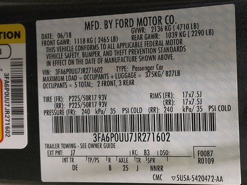 Used 2018 Ford Fusion S image 33