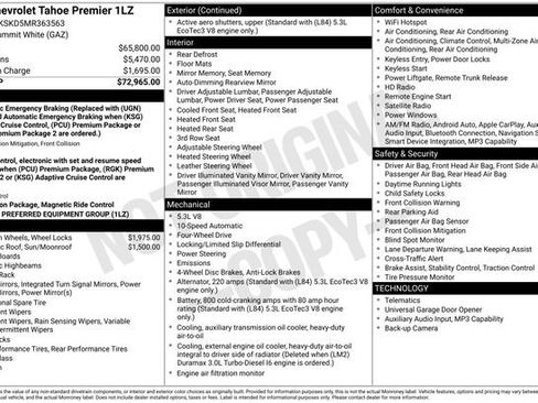 Certified 2021 Chevrolet Tahoe Premier AWD/4WD image 6