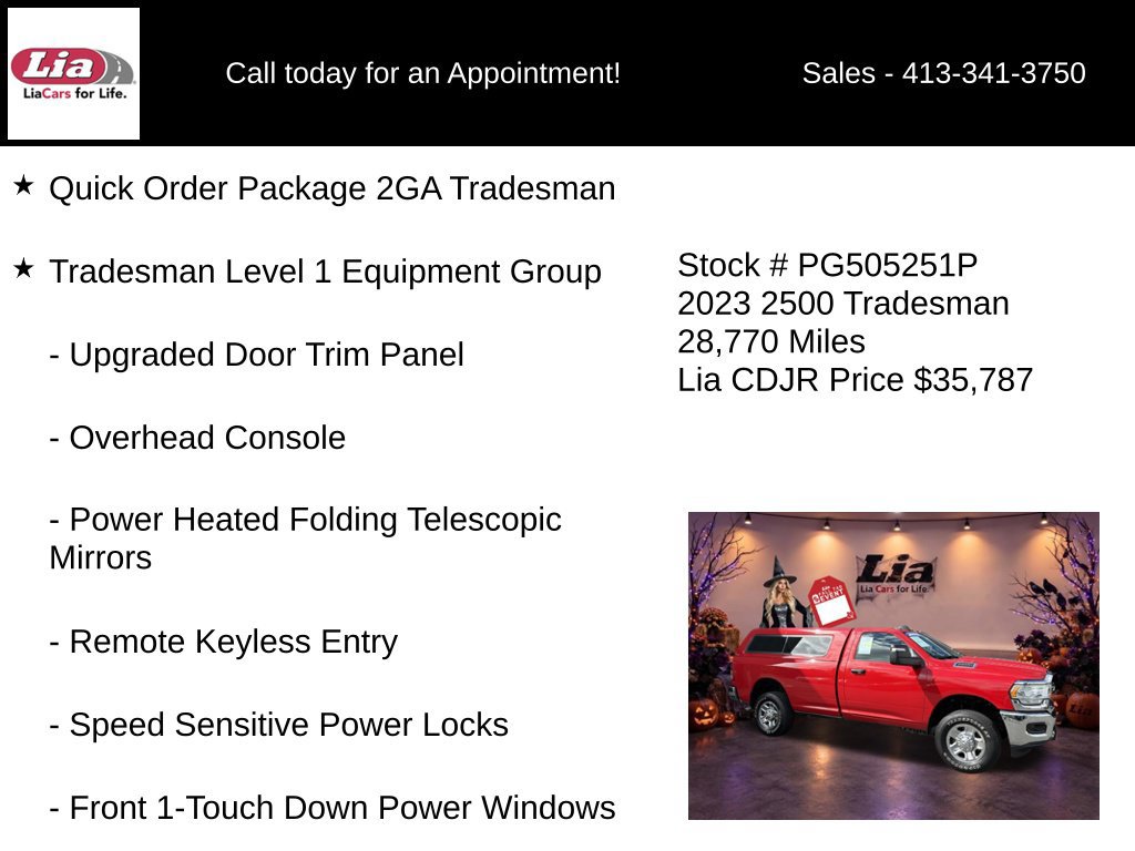 Certified 2023 RAM 2500 Tradesman AWD/4WD image 6