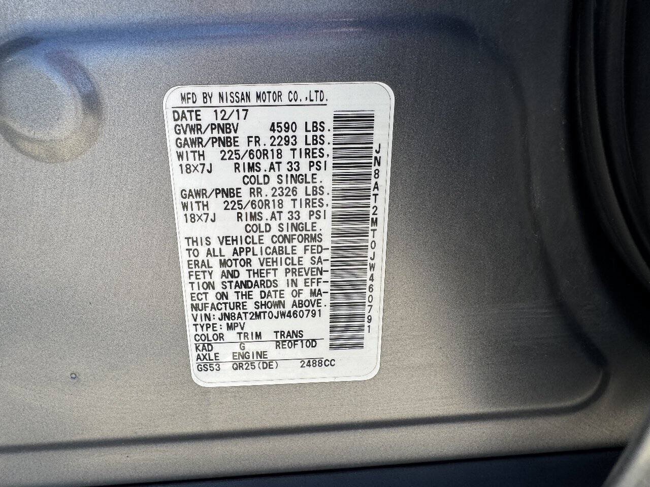 Used 2018 Nissan Rogue SL FWD image 10