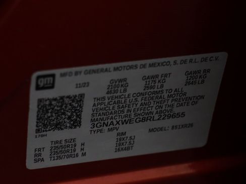 Certified 2024 Chevrolet Equinox RS image 23