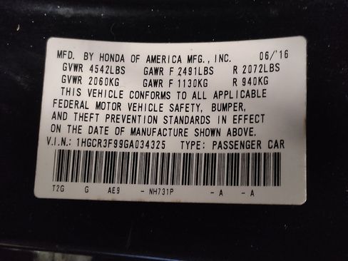 Used 2016 Honda Accord Touring image 33