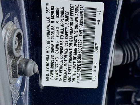 Used 2019 Honda Civic EX image 43