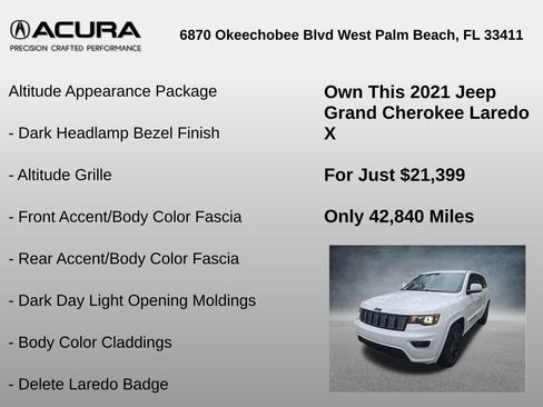 Used 2021 Jeep Grand Cherokee Laredo X image 18