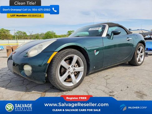 Used 2007 Pontiac Solstice Convertible w/ Premium Package RWD image 1