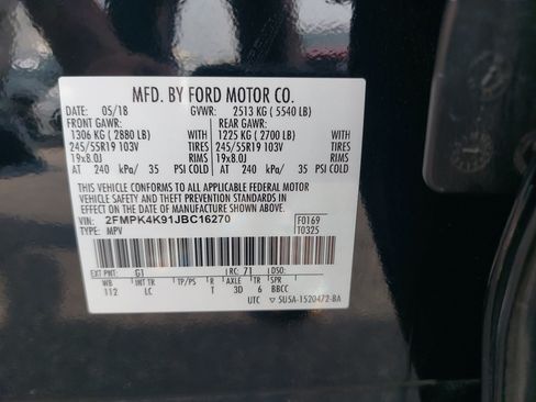 Used 2018 Ford Edge Titanium w/ Technology Package AWD/4WD image 37