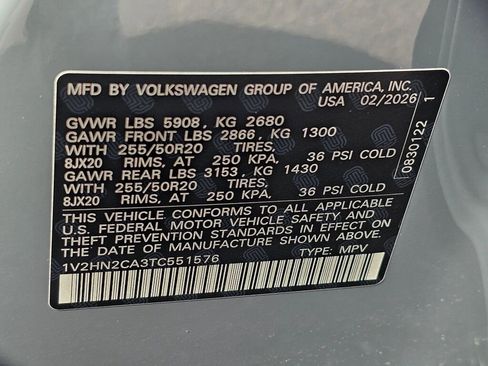 New 2026 Volkswagen Atlas SE AWD/4WD image 29