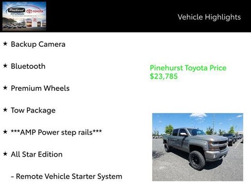Used 2017 Chevrolet Silverado 1500 LT w/ All Star Edition AWD/4WD image 20