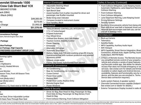 Certified 2024 Chevrolet Silverado 1500 Custom AWD/4WD image 24