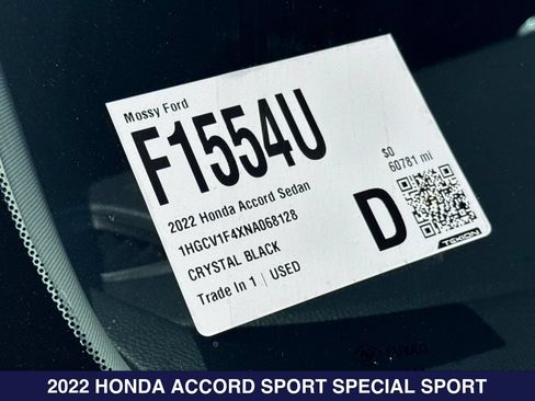 Used 2022 Honda Accord Sport Special Edition image 2