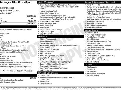 Used 2024 Volkswagen Atlas Cross Sport SE FWD image 41