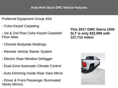 Used 2017 GMC Sierra 1500 SLT w/ SLT Premium Package image 8