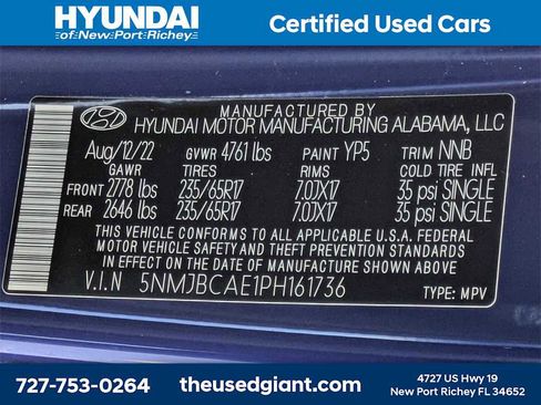 Certified 2023 Hyundai Tucson SEL image 39