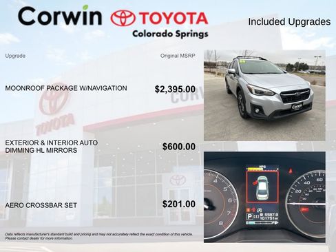 Used 2020 Subaru Crosstrek 2.0i Limited w/ Moonroof Package w/Navigation AWD/4WD image 4