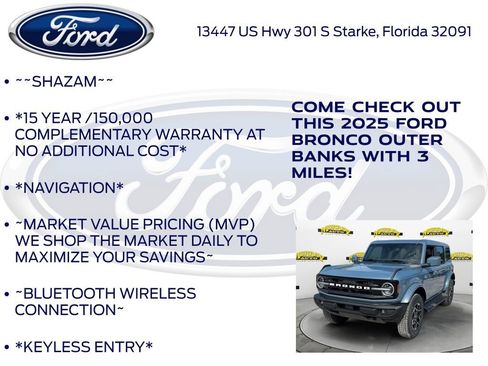 New 2025 Ford Bronco Outer Banks image 5