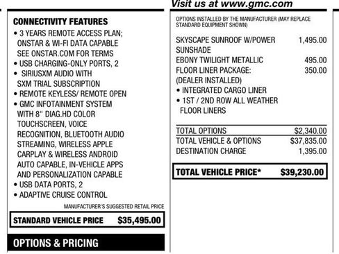 Used 2024 GMC Terrain AT4 w/ LPO, Floor Liner Package AWD/4WD image 7