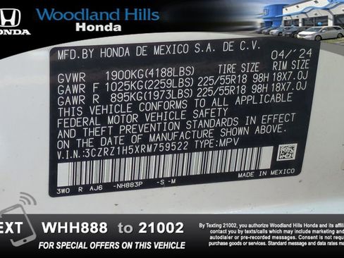 Used 2024 Honda HR-V Sport image 26