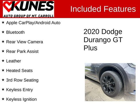 Used 2020 Dodge Durango GT AWD/4WD image 3