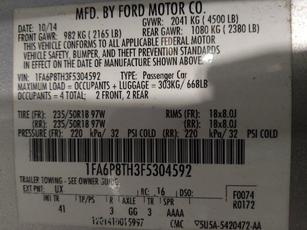 Used 2015 Ford Mustang Premium w/ Equipment Group 201A RWD image 33
