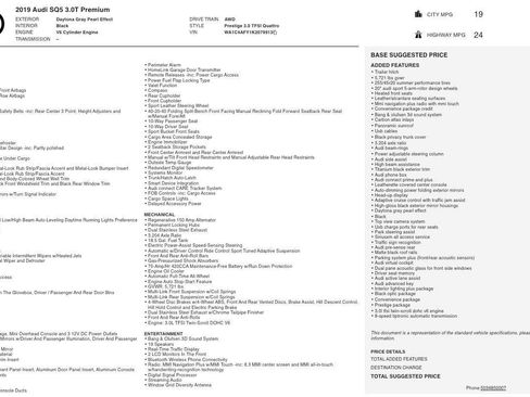 Used 2019 Audi SQ5 Prestige image 5