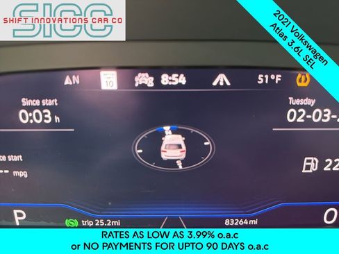 Used 2021 Volkswagen Atlas SEL AWD/4WD image 11
