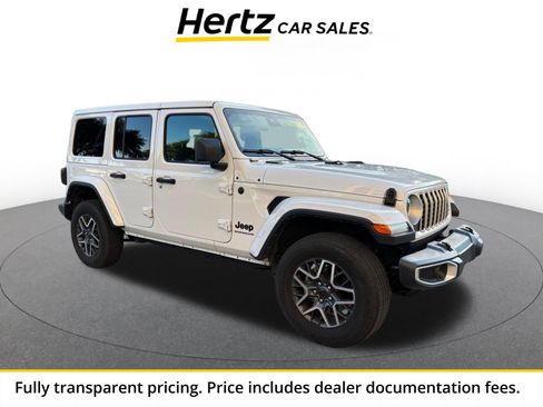 Used 2025 Jeep Wrangler Unlimited Sahara AWD/4WD image 1
