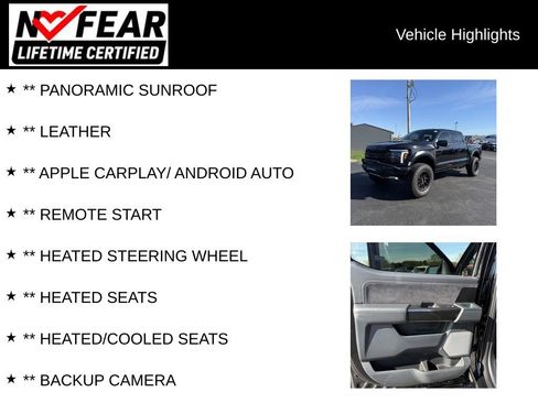Used 2025 Ford F150 Raptor w/ Equipment Group 803A Raptor R AWD/4WD image 2