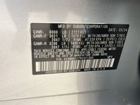 Used 2024 Subaru Ascent Onyx Edition Limited AWD/4WD image 29