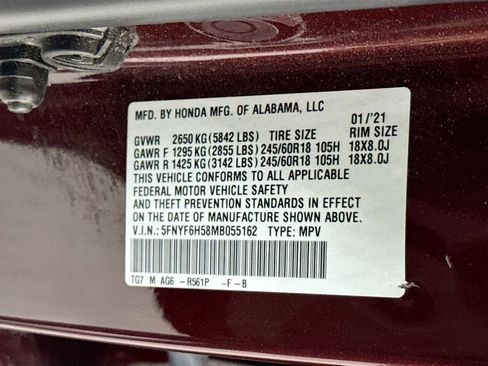 Used 2021 Honda Pilot EX-L image 33