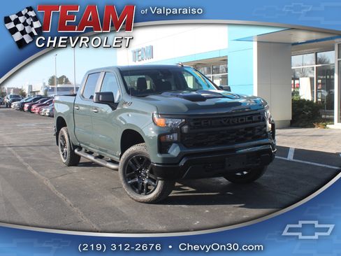 New 2026 Chevrolet Silverado 1500 Custom Trail Boss w/ Turbomax Blackout Package image 1