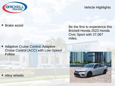 Certified 2023 Honda Civic Sport image 9