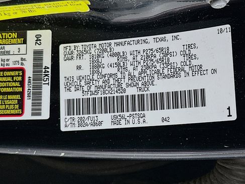 Used 2012 Toyota Tundra 4x4 CrewMax w/ TRD Off-Road Pkg image 31