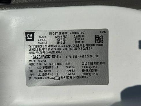 Used 2012 Chevrolet Express 3500 LT w/ LT Preferred Equipment Group RWD image 26