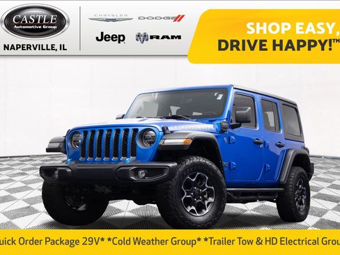 Used 2022 Jeep Wrangler Unlimited Rubicon 4xe w/ Dual Top Group AWD/4WD image 1