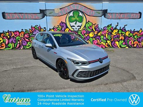 Certified 2023 Volkswagen GTI SE w/ SE Leather Package FWD image 1