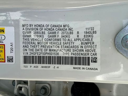 Used 2023 Honda Civic Sport image 33