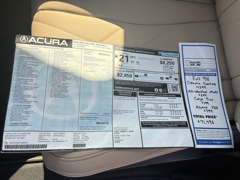 New 2026 Acura MDX SH-AWD w/ Advance Package image 33