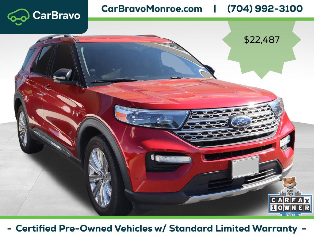 Used 2022 Ford Explorer Limited w/ Equipment Group 301A AWD/4WD image 8