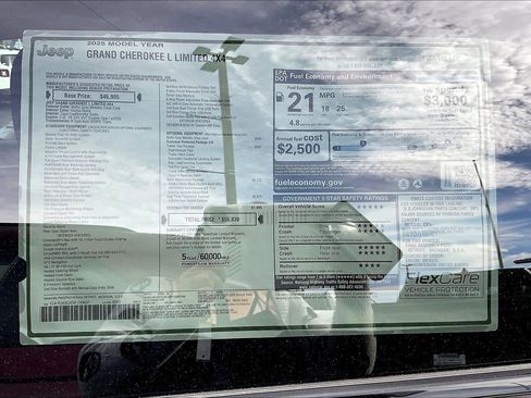 New 2025 Jeep Grand Cherokee L Limited w/ Black Appearance Package image 14