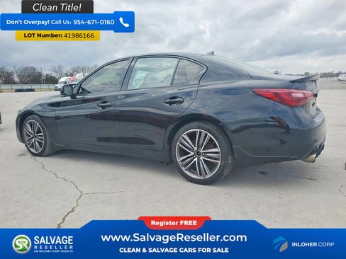 Used 2018 INFINITI Q50 Luxe w/ Essential Package (3.0T Luxe) image 3