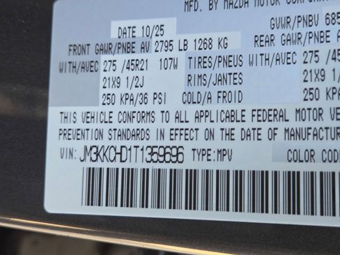 New 2026 MAZDA CX-90 3.3 Turbo w/ Premium Sport Pkg image 22