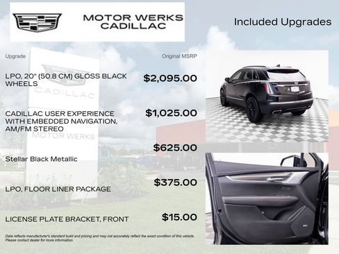 Used 2022 Cadillac XT5 Sportv w/ LPO, Floor Liner Package AWD/4WD image 9