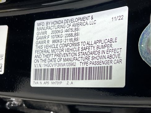 Used 2022 Honda Accord Sport image 29