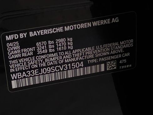 Used 2025 BMW 760i xDrive w/ Executive Package AWD/4WD image 46