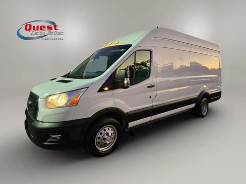 Used 2021 Ford Transit 350 148 High Roof Extended DRW w/ Load Area Protection Package RWD image 5